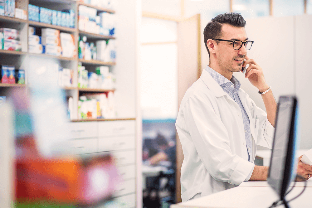 veilig een herhaalrecept aanvagen via de telefoon via ons apotheek informatie systeem en telefonie apotheek