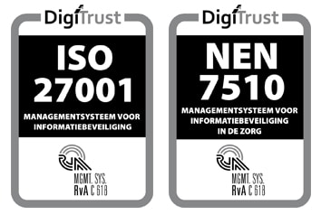 Vcare draagt ISO 27001 en NEN 7510 certificaat