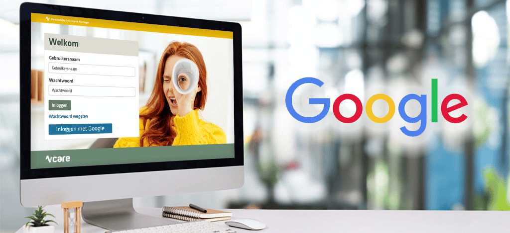 Google-integrator met Vcare connect
