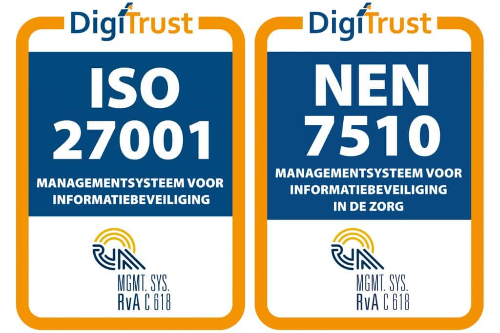 Vcare (wederom) ISO 27001 en NEN7510 gecertificeerd!