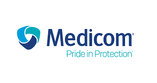 Logo bedrijf Medicom. Partner van Vcare
