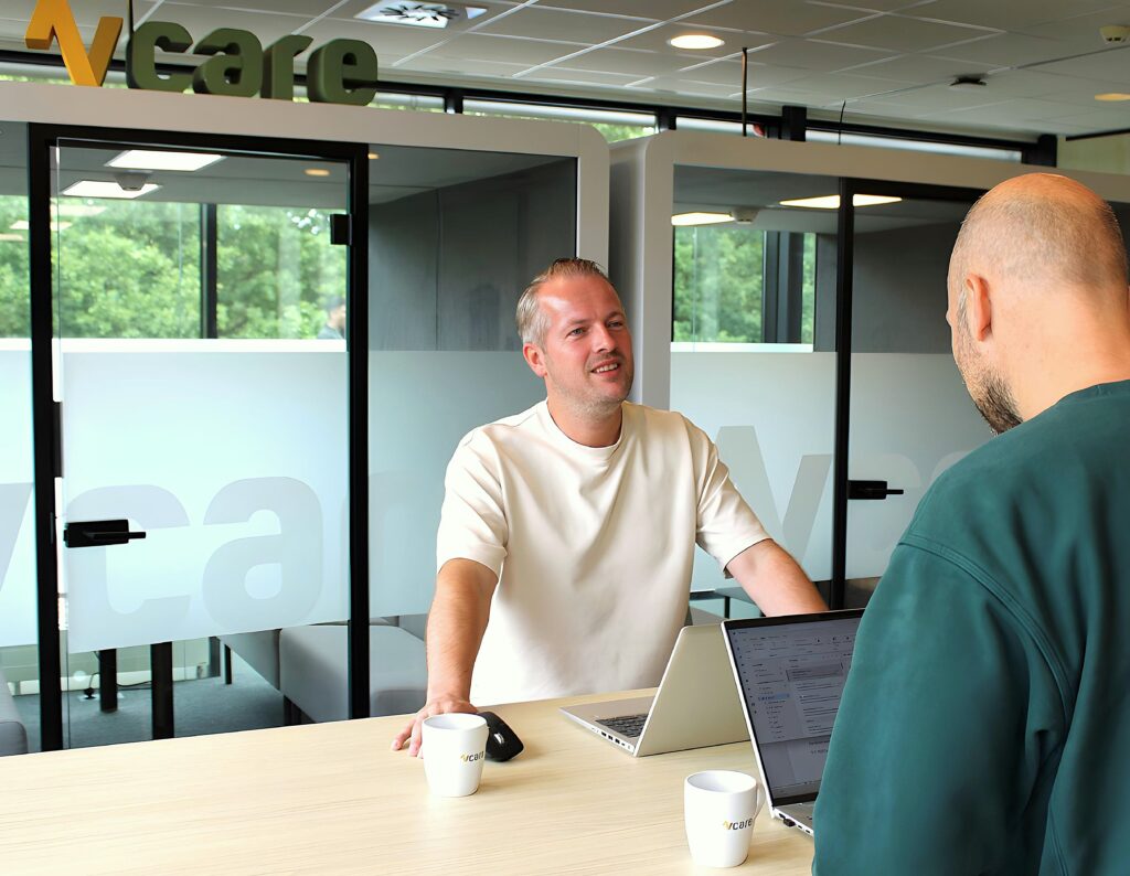 Melvin en Pieter van Vcare Connect