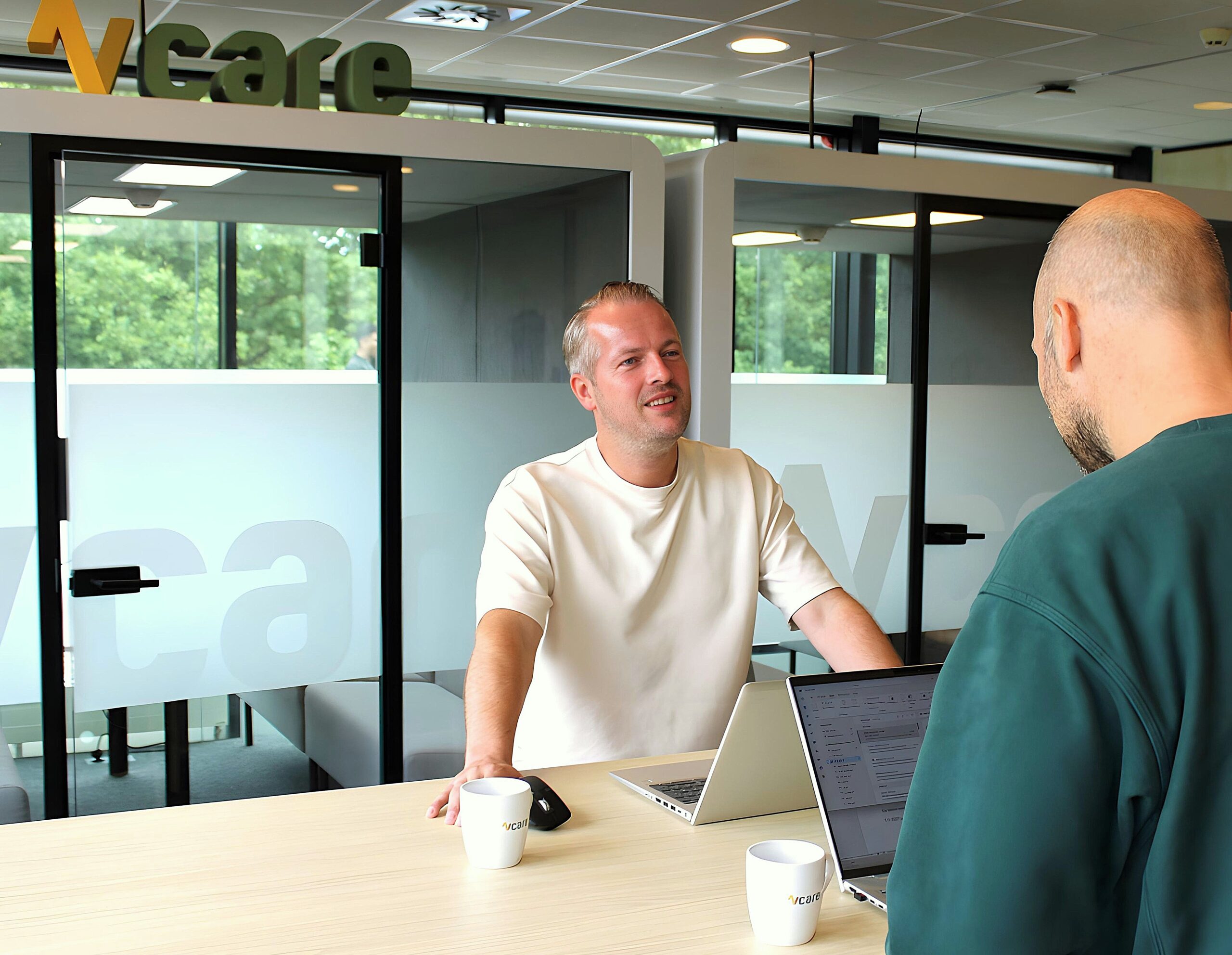 Melvin en Pieter van Vcare Connect